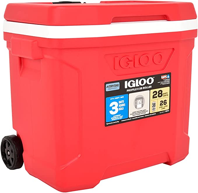 Igloo 28 Qt Profile Roller Cooler, Coolers,    - Outdoor Kuwait