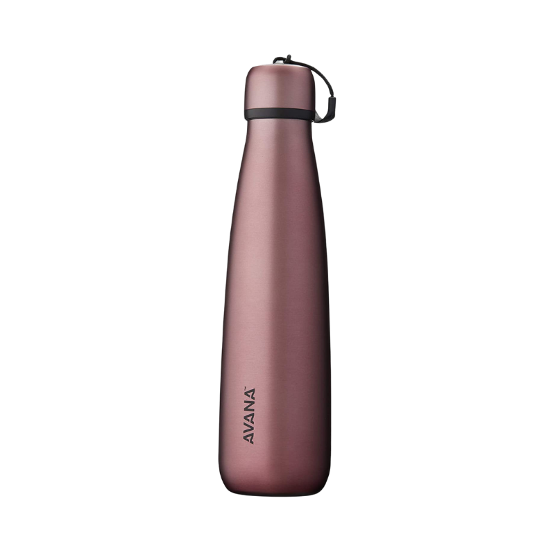 Avana Ashbury Stainless Steel Insulated Water Bottle 18 oz, Water Bottles, Mauve   - Outdoor Kuwait