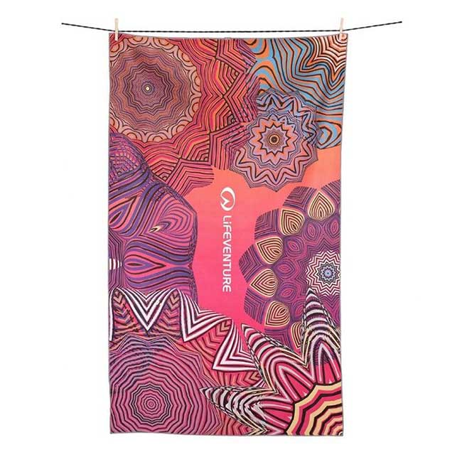 Lifeventure Mandala Recycled SoftFibre Trek Towel - Giant, Trek Towel, - Outdoor Kuwait