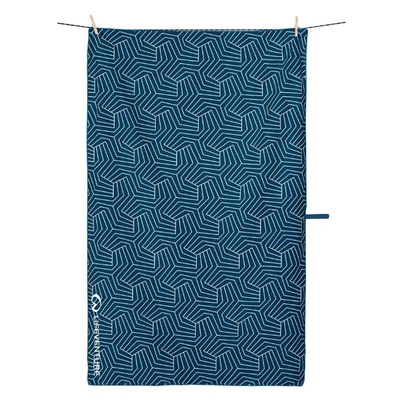 Lifeventure Navy Recycled SoftFibre Trek Towel - Giant, Trek Towel, - Outdoor Kuwait
