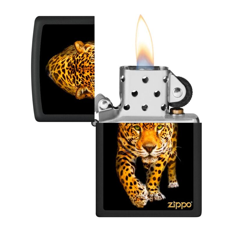 Zippo Black Matte Jaguar Windproof Lighter, Lighter, - Outdoor Kuwait