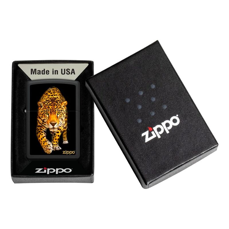 Zippo Black Matte Jaguar Windproof Lighter, Lighter, - Outdoor Kuwait