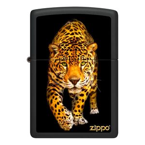 Zippo Black Matte Jaguar Windproof Lighter, Lighters & Matches,    - Outdoor Kuwait
