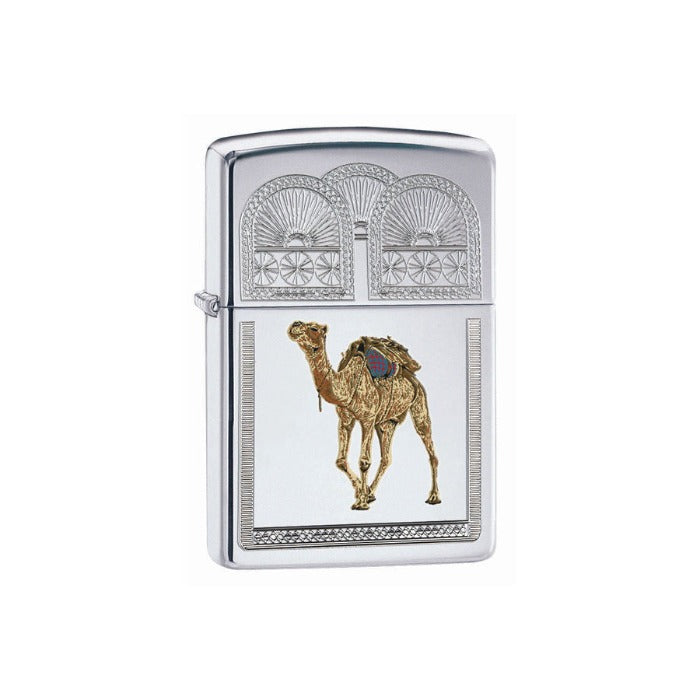 Zippo Camel Chrome Lighter, Lighters & Matches,    - Outdoor Kuwait