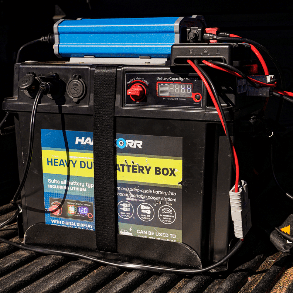 Hardkorr Heavy Duty Battery Box, Batteries,    - Outdoor Kuwait