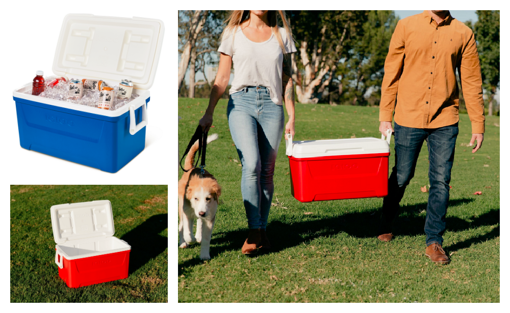 Igloo 48 Qt Laguna Cooler - Blue, Coolers,    - Outdoor Kuwait