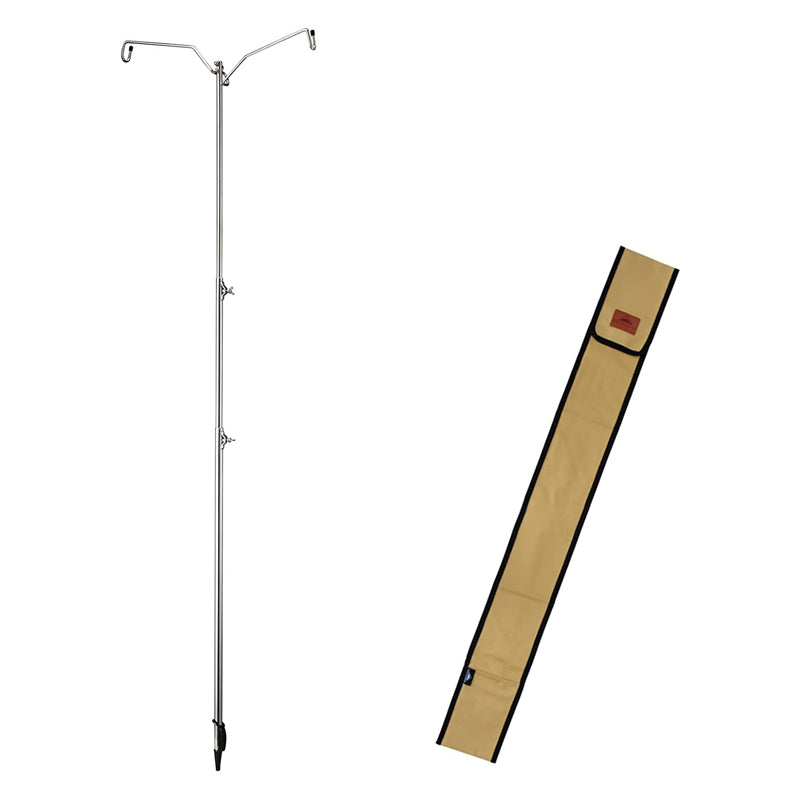 Campingmoon Double Hook Camp Lamp Post, Camping Lights & Lanterns,    - Outdoor Kuwait