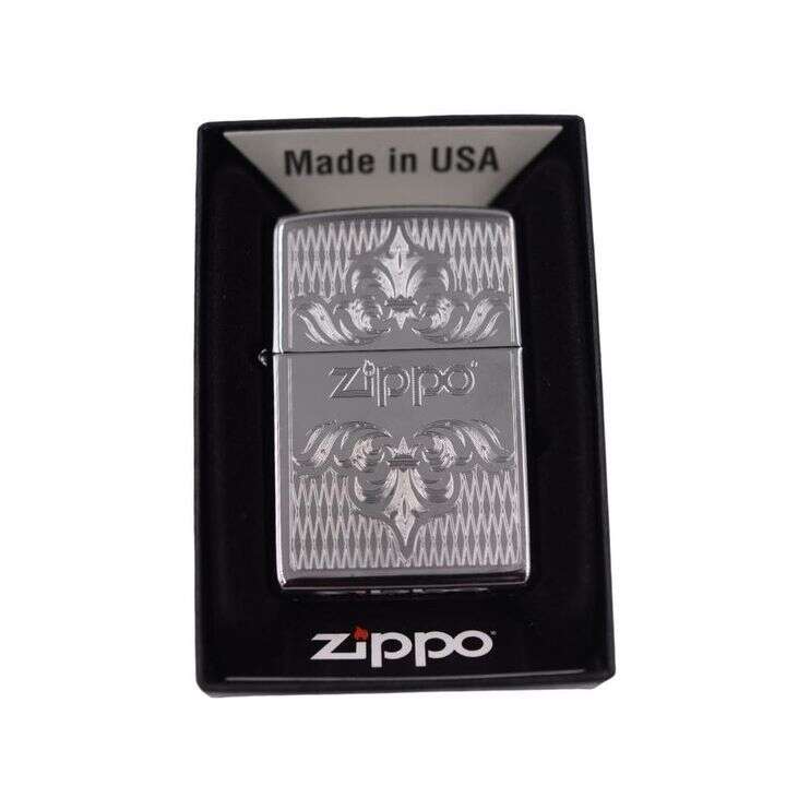 Zippo High Polish Chrome Regal, Lighter, - Outdoor Kuwait
