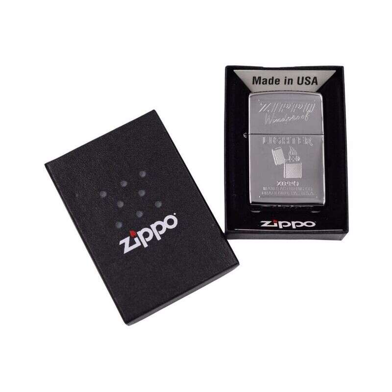 Zippo High Polish Chrome Zippo Windproof Lighter, Lighter, - Outdoor Kuwait