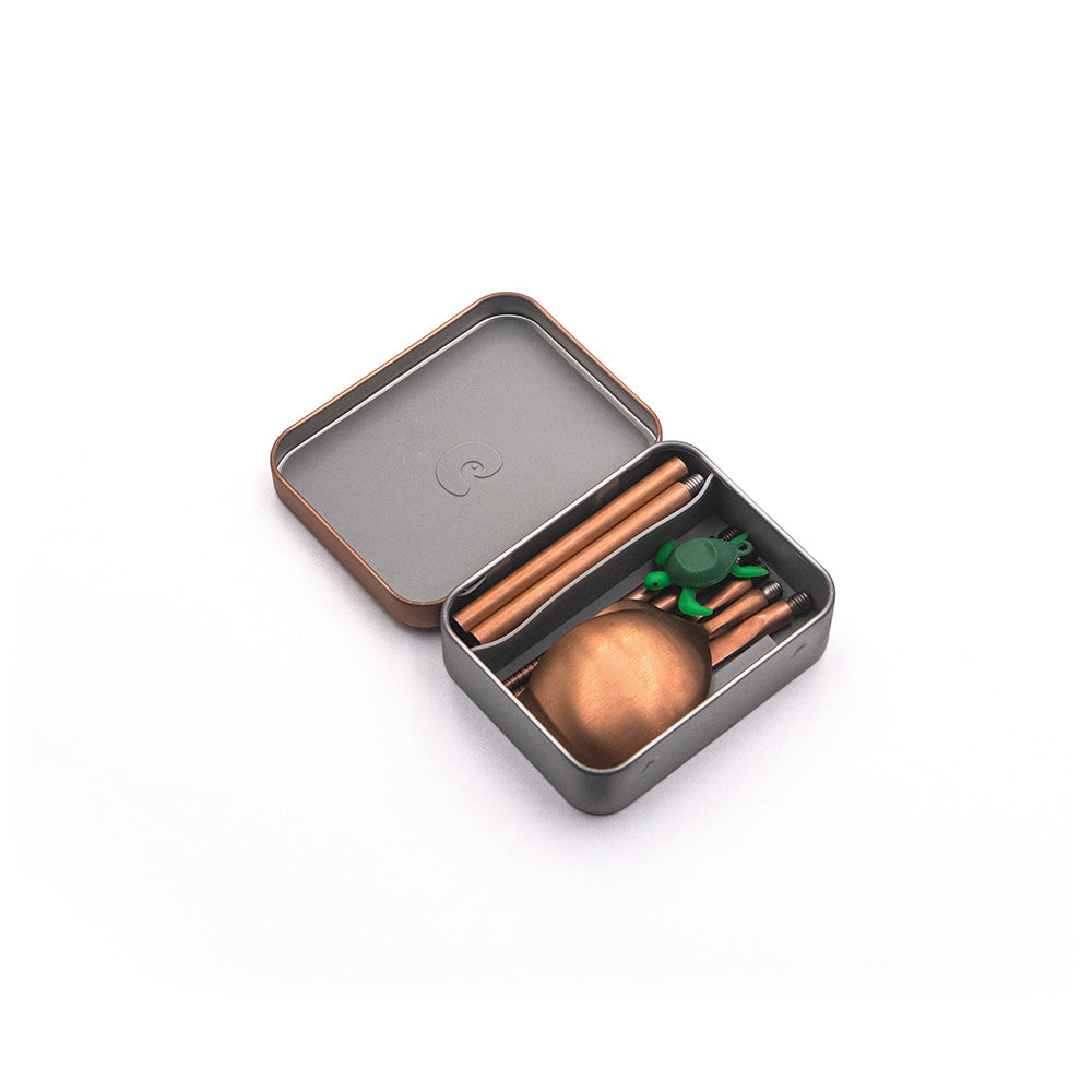 Outlery Full Set - Rose Gold, Reusable Cutlery,    - Outdoor Kuwait