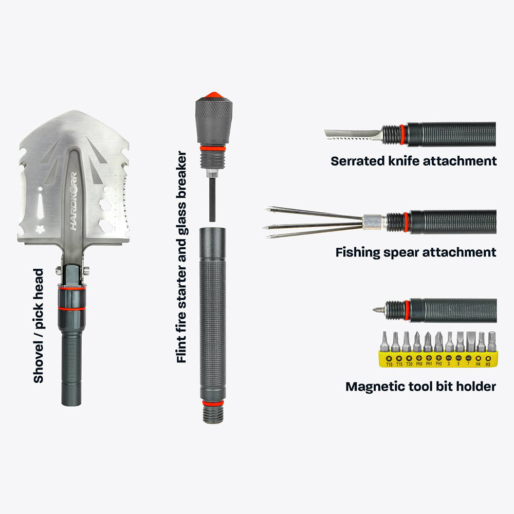 Hardkorr Multi-Tool Shovel, Tools,    - Outdoor Kuwait