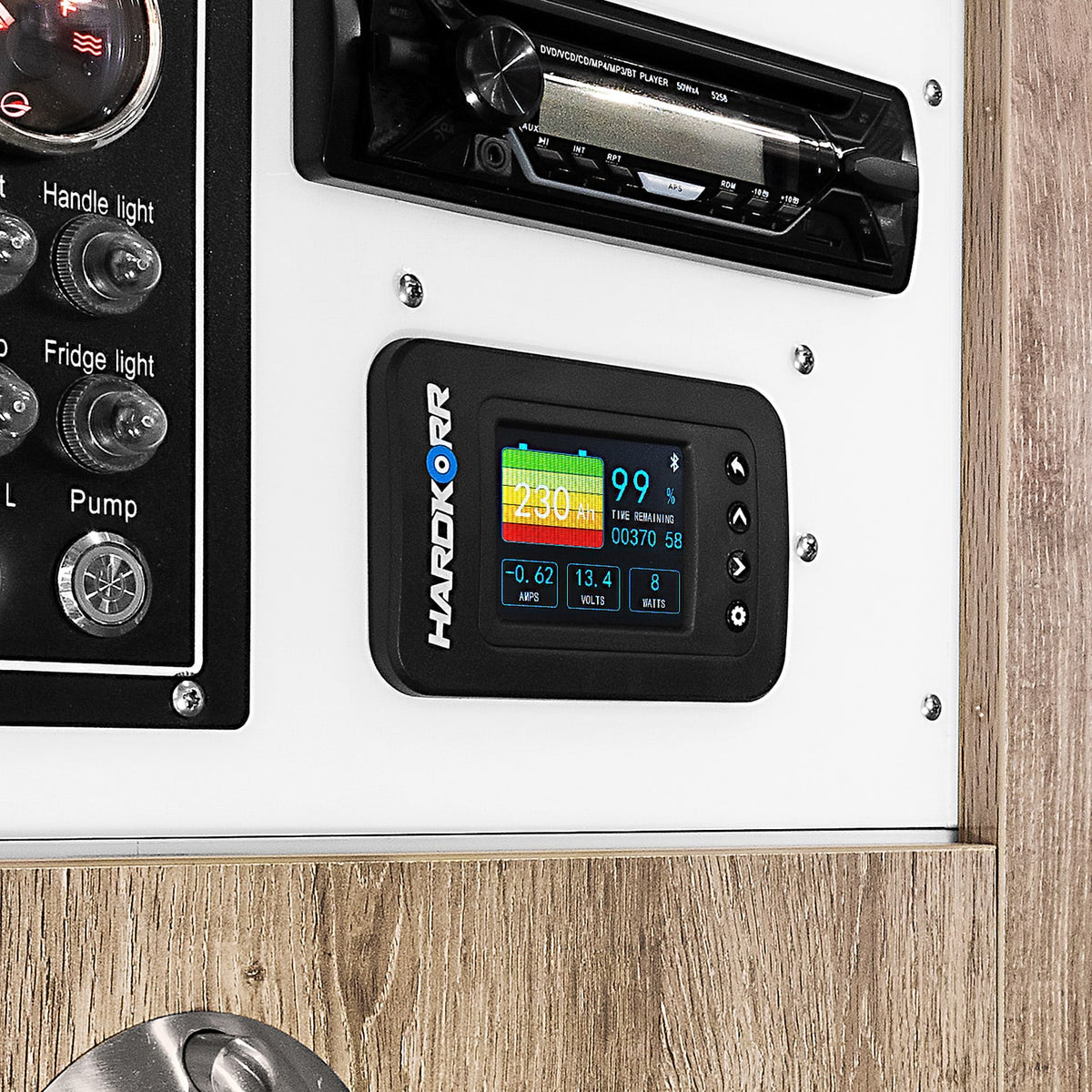 Hardkorr Bluetooth Battery Monitor With High - Precision 500A Shunt, ,    - Outdoor Kuwait