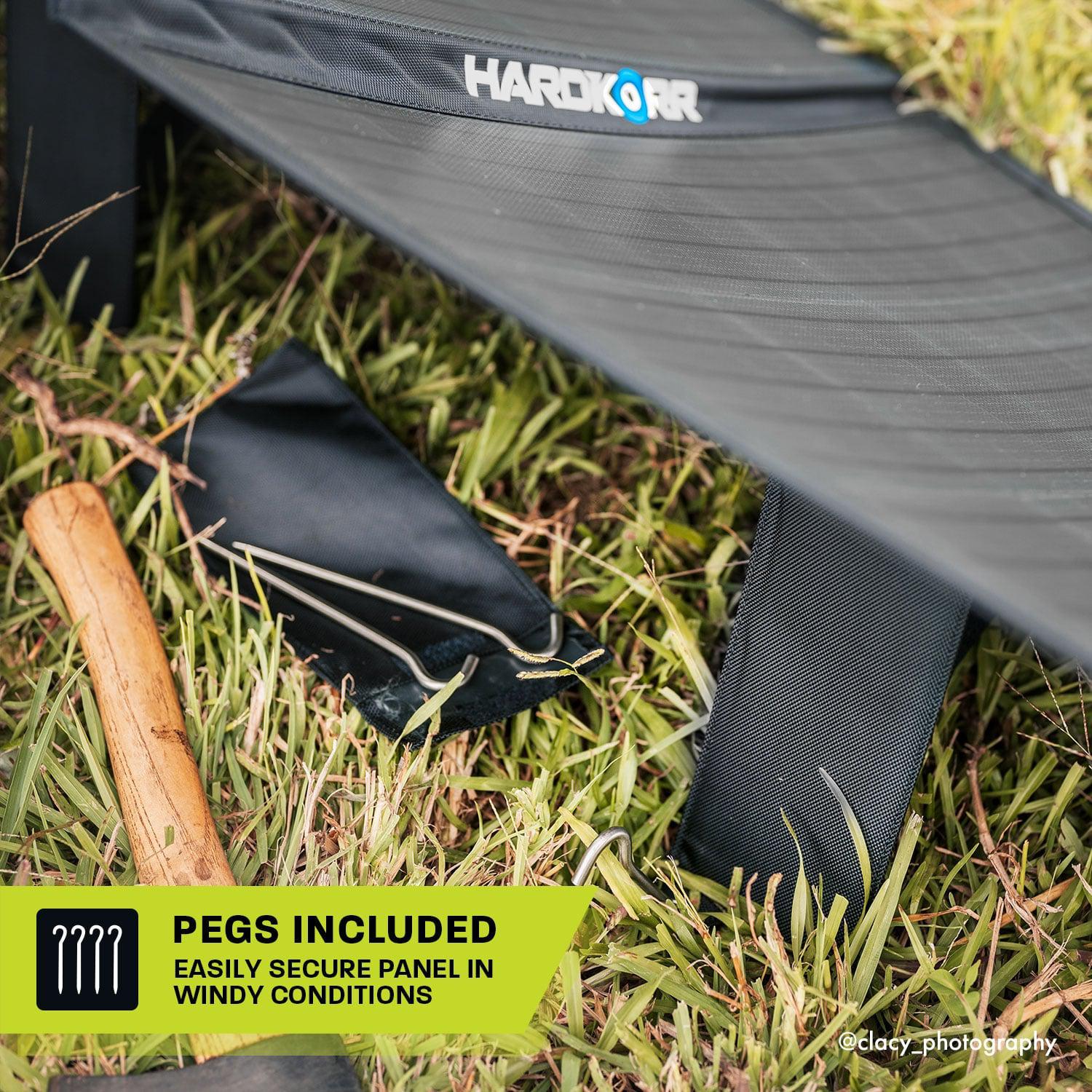 Hardkorr 200W Heavy Duty Portable Solar Mat with Crocskin Cell Armour, Solar Panel, - Outdoor Kuwait