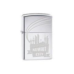 Zippo Kuwait City Lighter-Lighters & Matches-Outdoor.com.kw