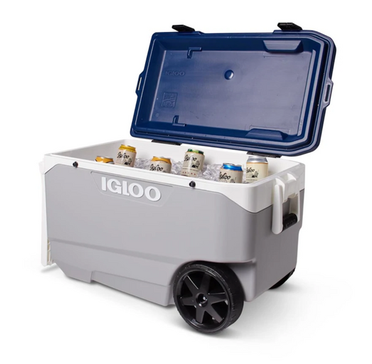 Igloo 90 Qt Maxcold Latitude Roller Cooler, Coolers,    - Outdoor Kuwait