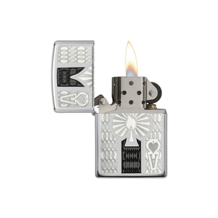 Zippo Intricate Spade Lighter, Lighter, - Outdoor Kuwait