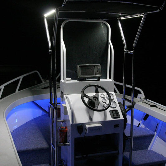 Hardkorr LED Boat Light Kit White & Blue - 8 m, Camping Lights & Lanterns,    - Outdoor Kuwait