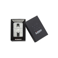 Zippo Intricate Spade Lighter-Lighters & Matches-Outdoor.com.kw