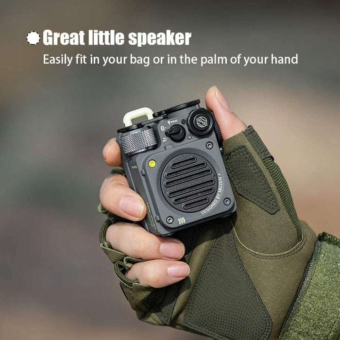 Muzen Wild Mini Portable Rugged Outdoor Bluetooth Speaker - Green, Speakers,    - Outdoor Kuwait
