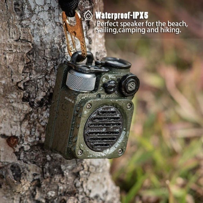 Muzen Wild Mini Portable Rugged Outdoor Bluetooth Speaker - Green, Speakers,    - Outdoor Kuwait
