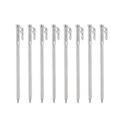 Campingmoon 8 Pieces Nail Pegs Stainless Steel - 20 cm, Tent Accessories,    - Outdoor Kuwait