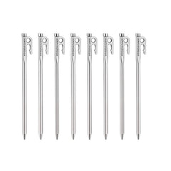 Campingmoon 8 Pieces Nail Pegs Stainless Steel - 20 cm-Camping Accessories-Outdoor.com.kw