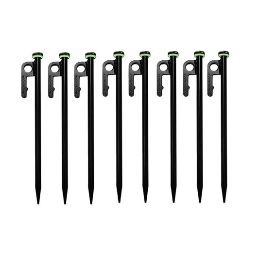 Campingmoon 8 Pieces Nail Pegs Carbon Steel - 20 cm, Tent Accessories,    - Outdoor Kuwait