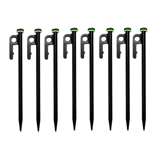 Campingmoon 8 Pieces Nail Pegs Carbon Steel - 30 cm, Tent Accessories,    - Outdoor Kuwait