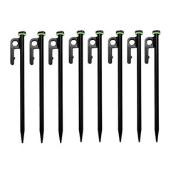 Campingmoon 8 Pieces Nail Pegs Carbon Steel - 30 cm-Camping Accessories-Outdoor.com.kw