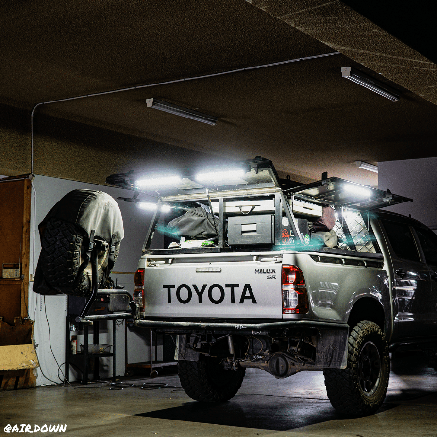 Hardkorr 50cm Tri-Colour LED Light Bar Kit with Diffuser, Camping Lights & Lanterns, - Outdoor Kuwait