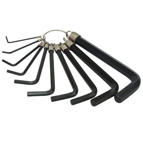 Stanley Hex Key Set-Ring MET - 10 pcs-Tools-Outdoor.com.kw