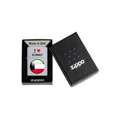 Zippo I Love Kuwait Lighter-Lighters & Matches-Outdoor.com.kw