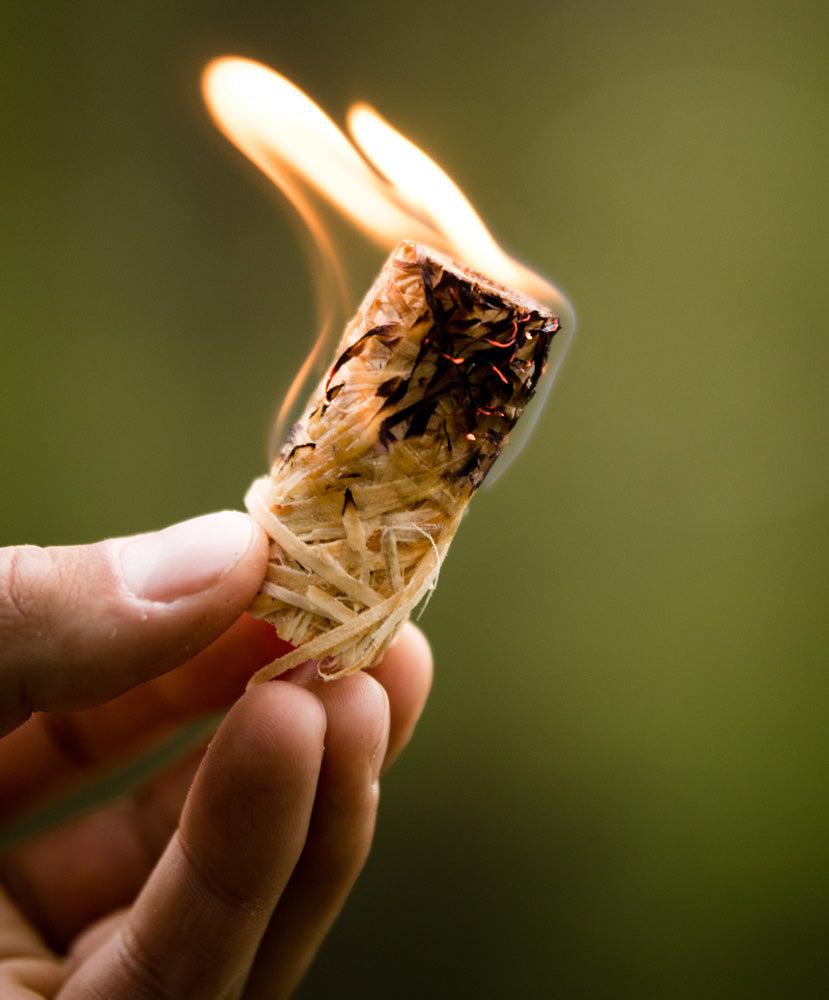 Wood Bioma Wood Wool Firelighters - 50 pieces, Firewood & Fuel,    - Outdoor Kuwait