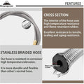 Campingmoon 55 cm Gas Hose, Stove Accessories,    - Outdoor Kuwait