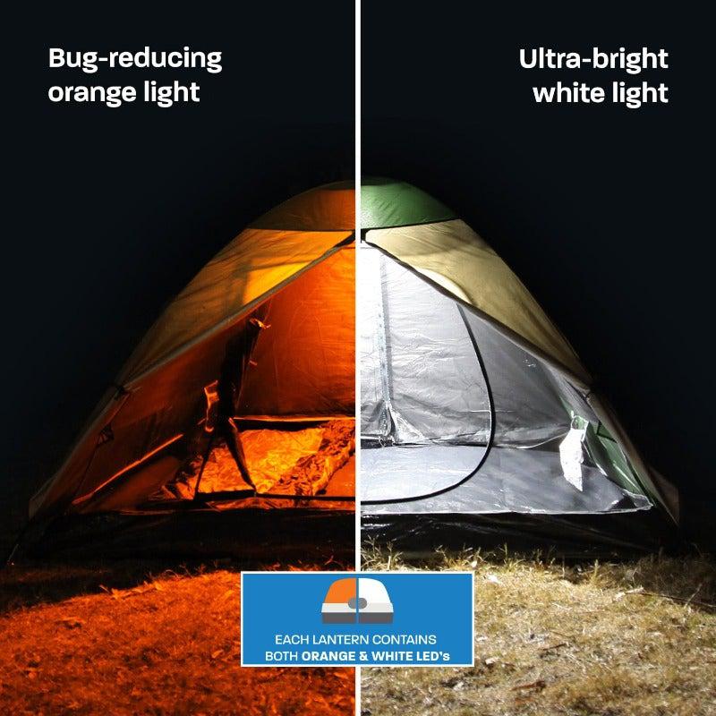 Hardkorr 4 Pack U-Lite™ Dual Colour LED Lanterns, Camping Lights & Lanterns,    - Outdoor Kuwait
