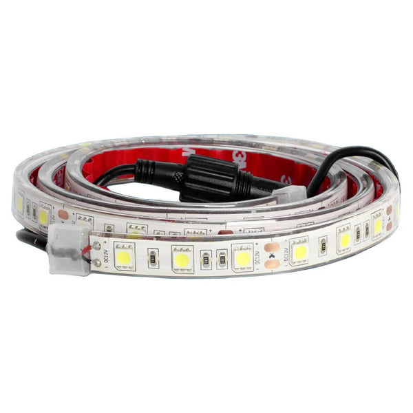 Hardkorr 1m Stick-On White LED Flexible Tape Light