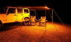 Hardkorr 2.4 m Ezy-Fit Waterproof LED Strip Light - Orange/White-Camping Lights & Lanterns-Outdoor.com.kw