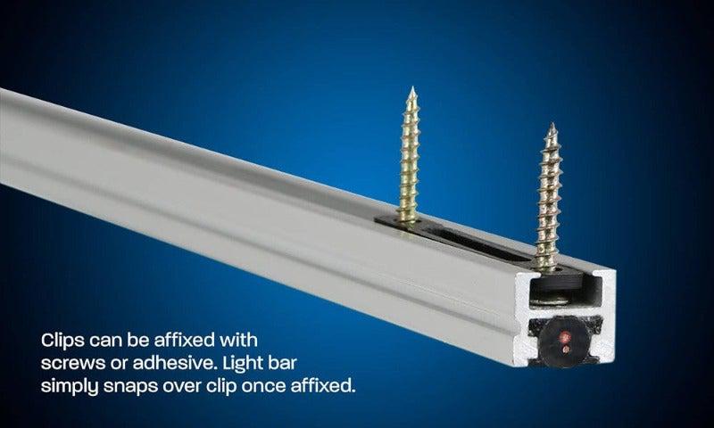 Hardkorr Light Bar Flush Mount Clips (10 Pack), Lights Accessories,    - Outdoor Kuwait