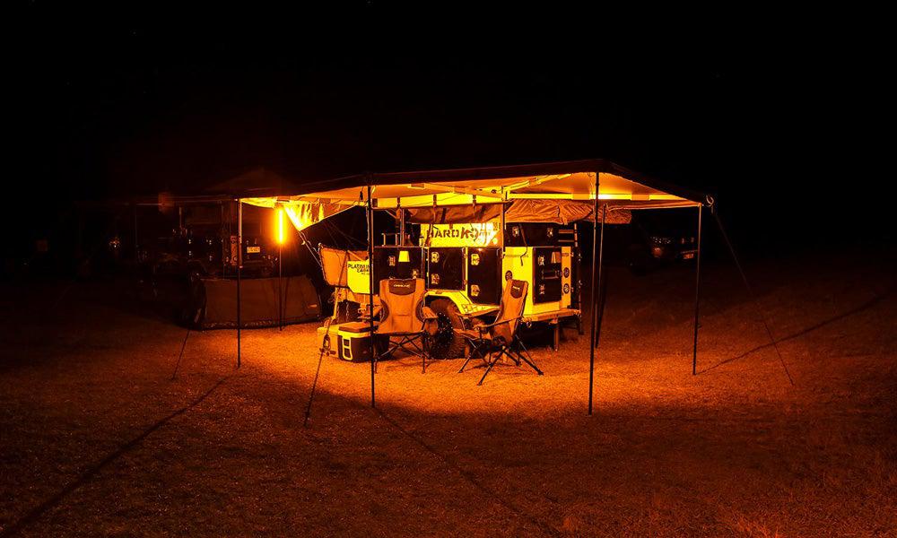Hardkorr Tri-Colour LED Camping Light Kit - 2 Bars, Camping Lights & Lanterns,    - Outdoor Kuwait
