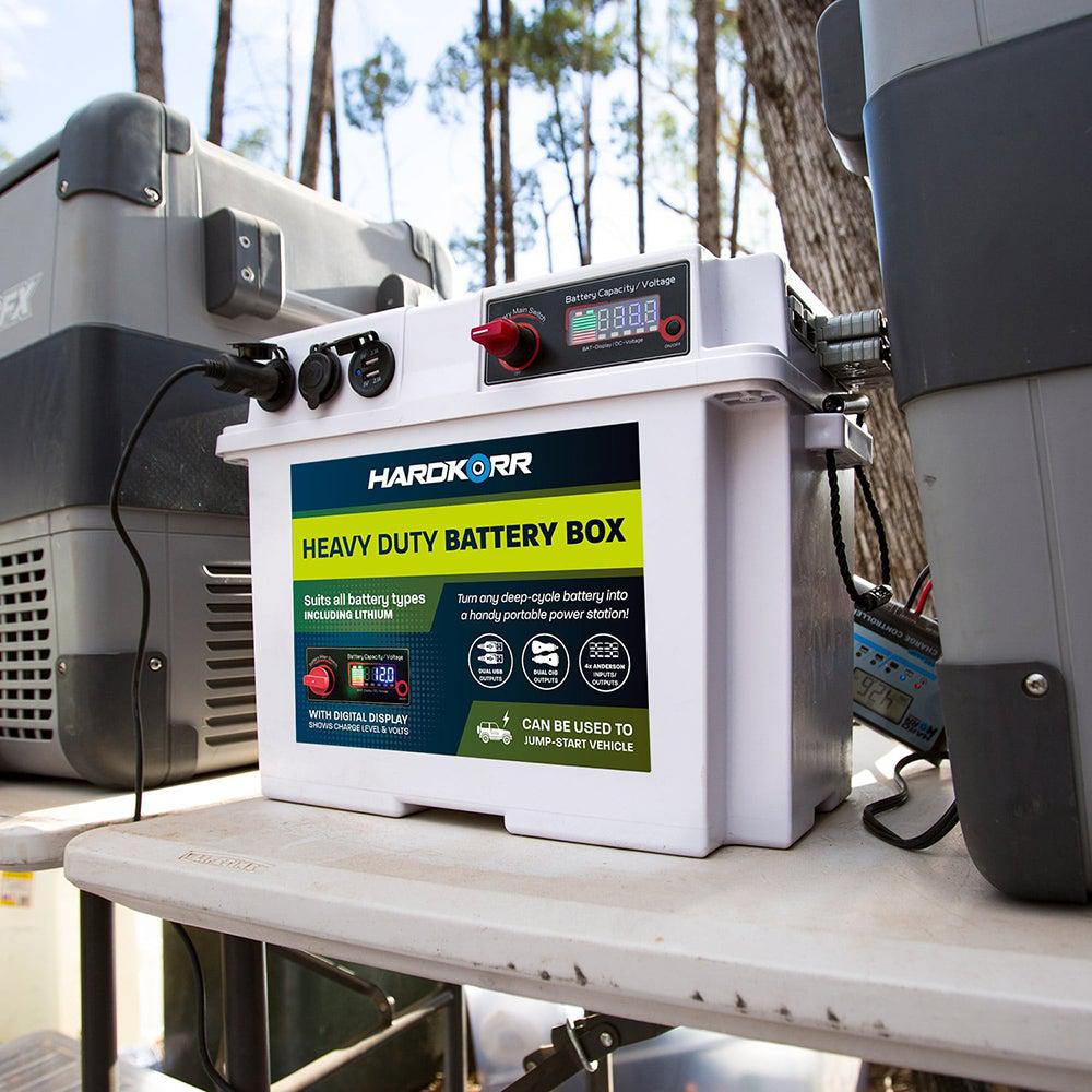 Hardkorr Heavy Duty Battery Box, Batteries,    - Outdoor Kuwait