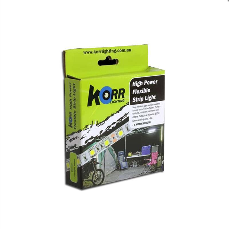 Hardkorr 1m Stick-On White LED Flexible Tape Light, Camping Lights & Lanterns,    - Outdoor Kuwait