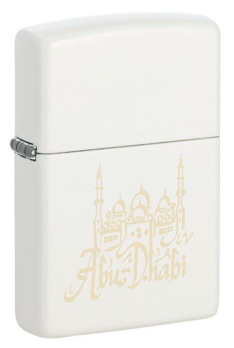 Zippo White Matte Abudhabi Design, Lighter, - Outdoor Kuwait