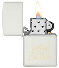 Zippo White Matte Abudhabi Design, Lighters & Matches,    - Outdoor Kuwait
