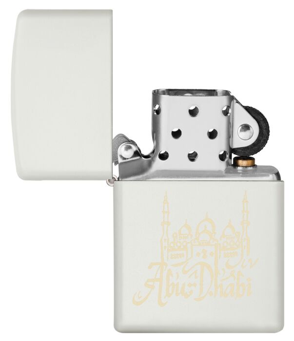 Zippo White Matte Abudhabi Design, Lighter, - Outdoor Kuwait