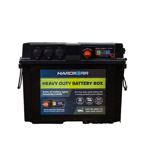 Hardkorr Heavy Duty Battery Box - White-Battery Box-Outdoor.com.kw