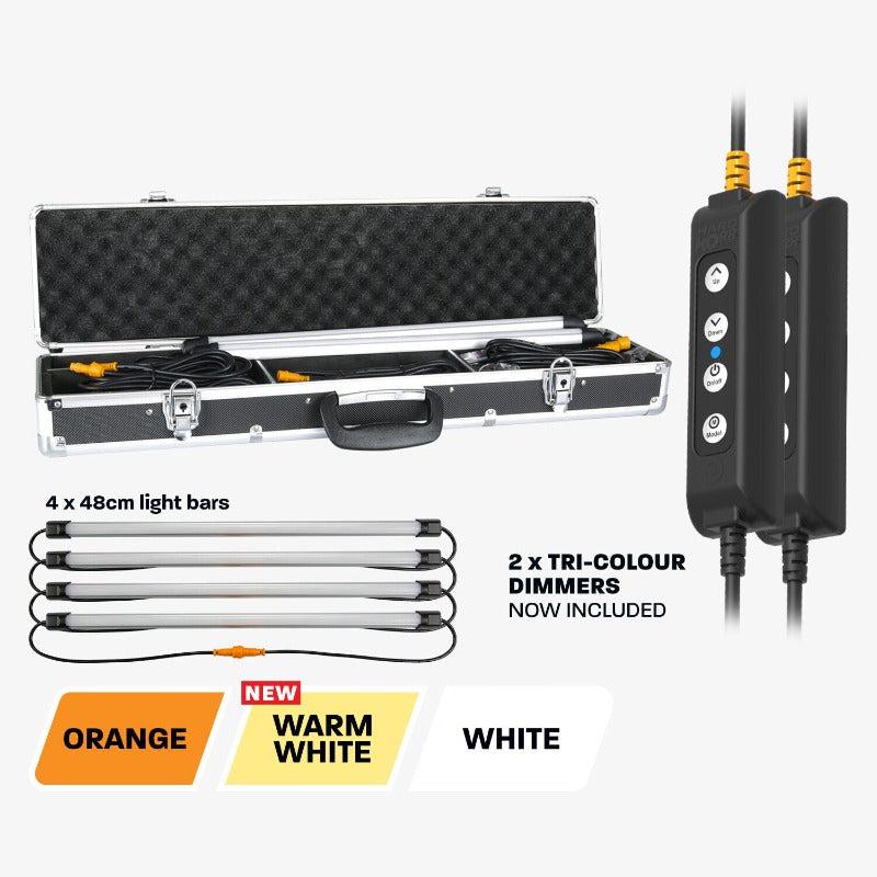 Hardkorr Tri-Colour  LED Camping Light Kit - 4 Bars, Camping Lights & Lanterns,    - Outdoor Kuwait
